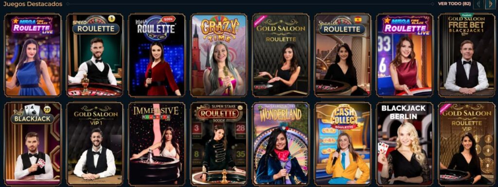 MonsterWin Casino Juegos